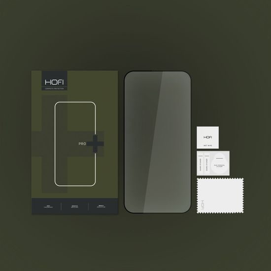 Hofi Pro+ Tvrzené sklo, iPhone 15 Pro, černé