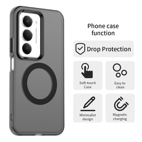 Techsuit CandyCase MagSafe, Xiaomi Redmi 15 4G / 5G, μαύρο