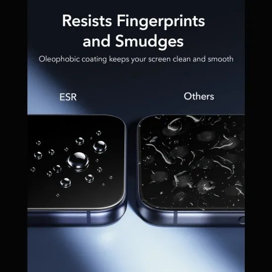 iPhone 17 Pro Max / 18 Pro Max apsauginis stiklas – ESR Armorite UltraFit grūdintas stiklas, 2 vnt.