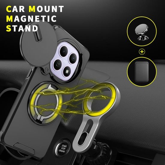 Θήκη Camslide Stand, Xiaomi Redmi Note 15 5G, μαύρη