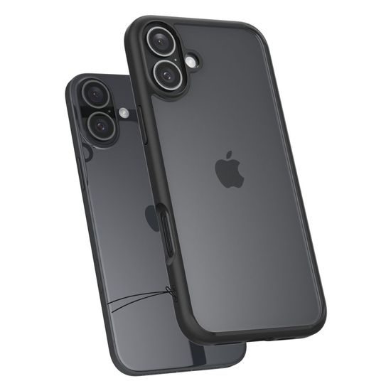 Spigen Ultra hybrid kryt na mobil, iPhone 16, černý