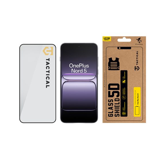 Tactical Glass Shield 5D γυαλί για OnePlus Nord 5, μαύρο