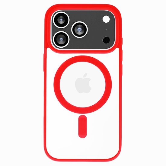 Θήκη Acrylic Color Magsafe, iPhone 17 Pro Max, κόκκινη