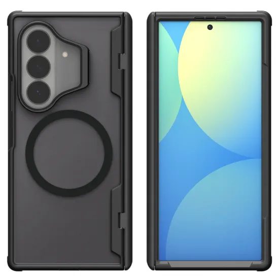 Samsung Galaxy Z Fold 8 Ultra ümbris – Spigen Optik Armor Pro MagSafe'iga – must