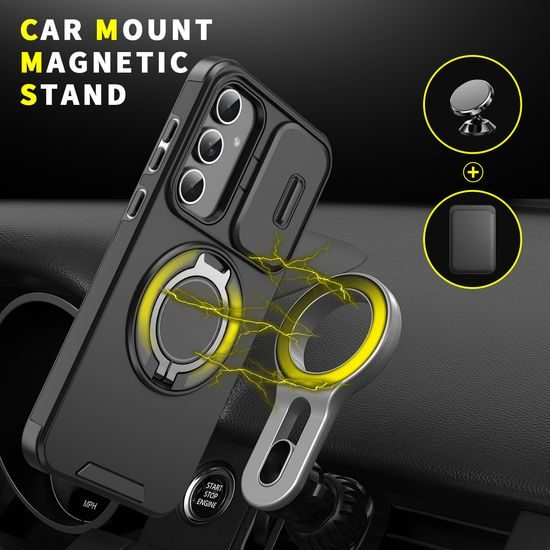 Camslide Stand obal, Samsung Galaxy A54, červený