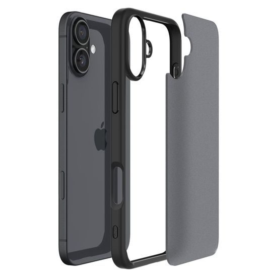 Spigen Ultra hybrid mobil tok, iPhone 16, frost black