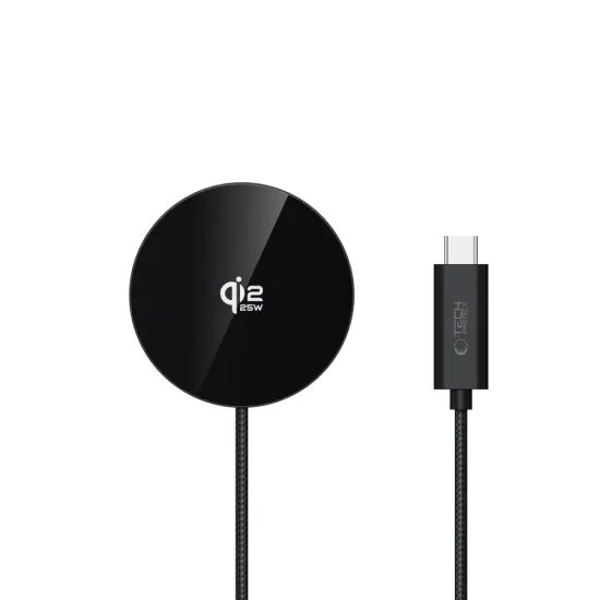 Tech-Protect A50 Caricabatterie Wireless MagSafe, 25 W Qi2.2, nero