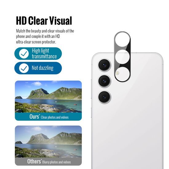 JP Combo pack, 2 db edzett üveg és 2 db kameraüveg készlet, Samsung Galaxy S24 FE