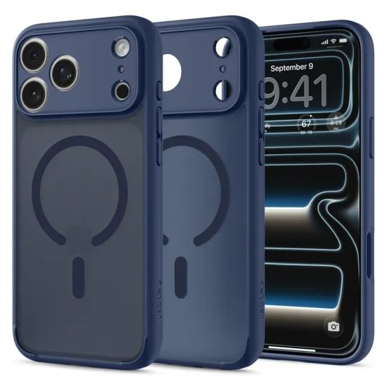 Spigen Ultra Hybrid Mag s MagSafe, iPhone 17 Pro Max / 18 Pro Max, frost blue