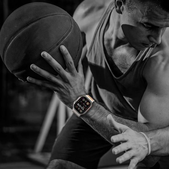Tech-Protect Nylon Clasp remienok, Apple Watch 6 / 7 / 8 / 9 / 10 / SE / ULTRA 1 / 2 (44 / 45 / 46 / 49 mm), titán