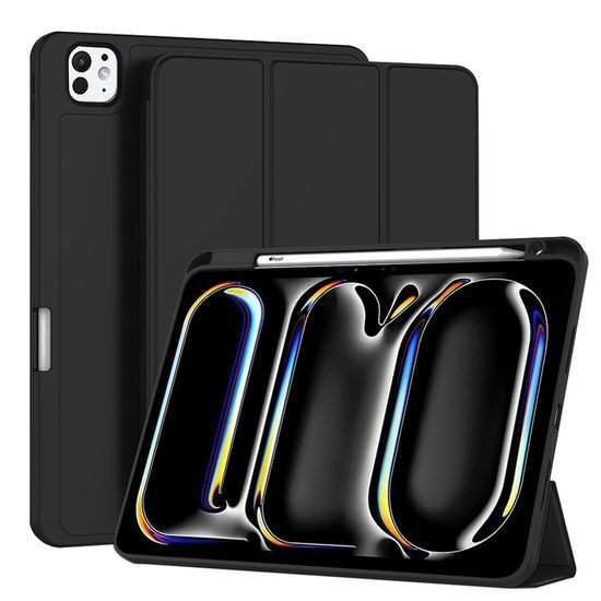 Techsuit Flex Τρίπτυχη Θήκη, iPad Pro 11 2024 / 2025, Μαύρο