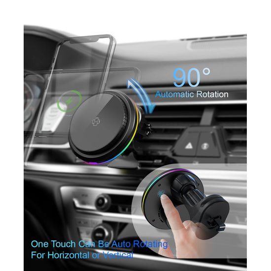 Βάση αυτοκινήτου MagSafe με ασύρματη φόρτιση και αυτόματη περιστροφή