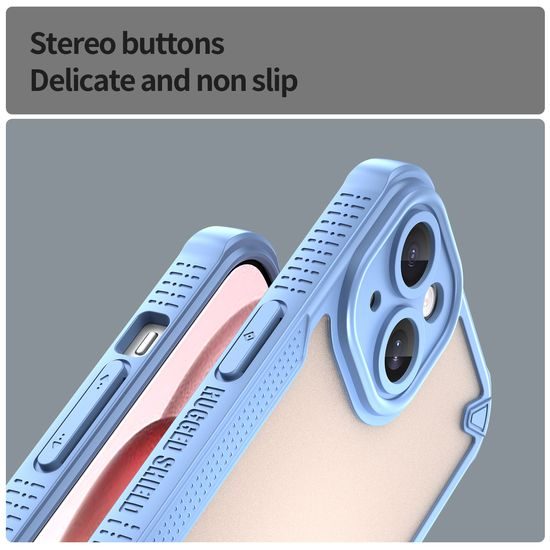 ArmorShield Hybrid Case, iPhone 15, μπλε