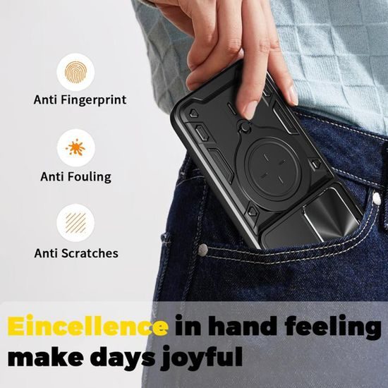 Techsuit CamGuard Pro, Xiaomi Redmi 15 4G / 5G, μπλε