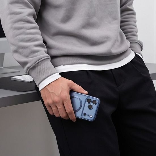 Tech-Protect MagFlex MagSafe ümbris iPhone 17 Pro / 18 Pro – läikiv helesinine