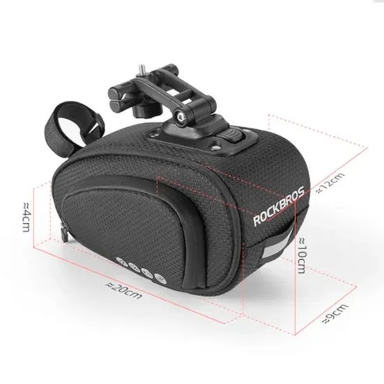 Rockbros C40 Τσάντα ποδηλάτου, μαύρη
