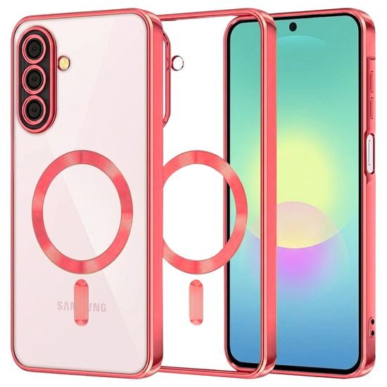 Techsuit Luxury Crystal MagSafe, Samsung Galaxy A27 5G, κόκκινο