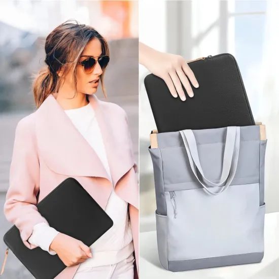 Tech-Protect Fleece Θήκη Laptop 13-14, μαύρη