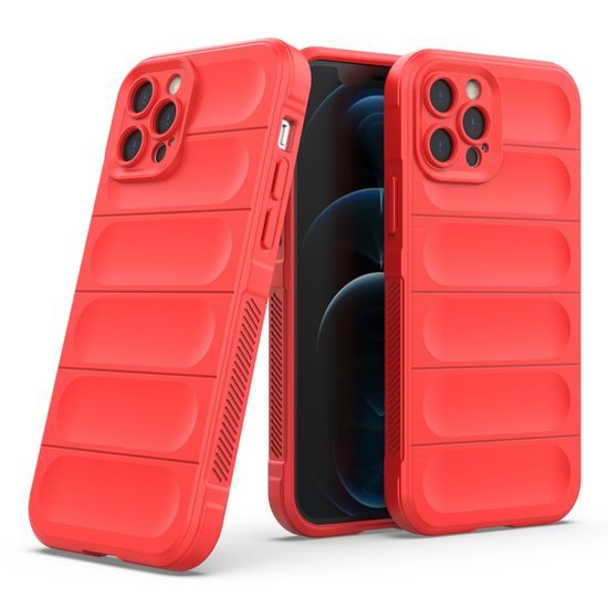 Magic Shield etui, iPhone 12 Pro, rdeč