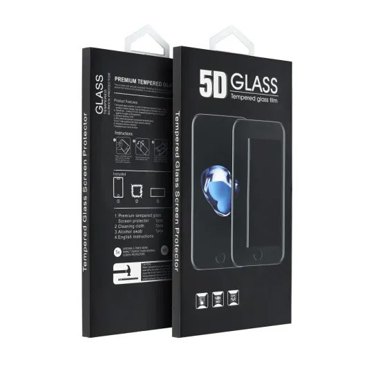 Folie de sticlă securizată 5D pentru Samsung Galaxy A35 / A55, neagră