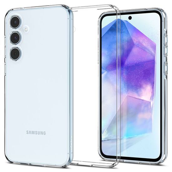 Spigen Liquid Crystal carcasă pentru mobil, Samsung Galaxy A55 5G, Crystal Clear