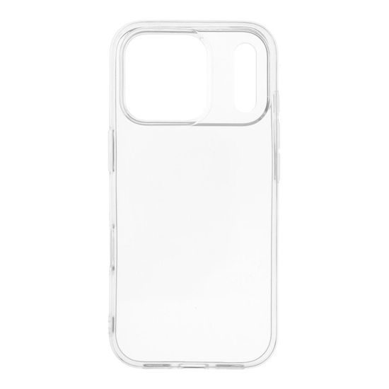 iPhone 17 Pro / 18 Pro skaidrus silikoninis dėklas