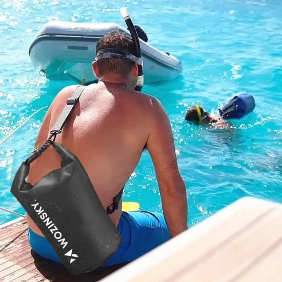 Wozinsky WWK-10 Waterdichte Drybag - 10 Liter - Zwart