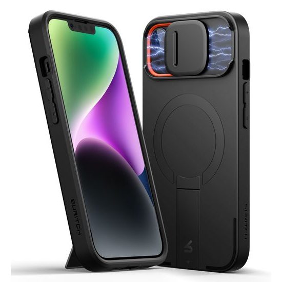 Θήκη Suritch MagSafe με Βάση Στήριξης για iPhone 13 / 14, Μαύρο