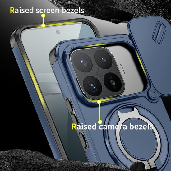 Camslide Stand obal, Xiaomi 17T Pro, modrý