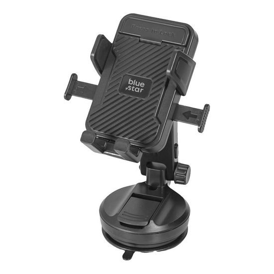 BlueStar Tough Lock βάση για τζάμι, μαύρη