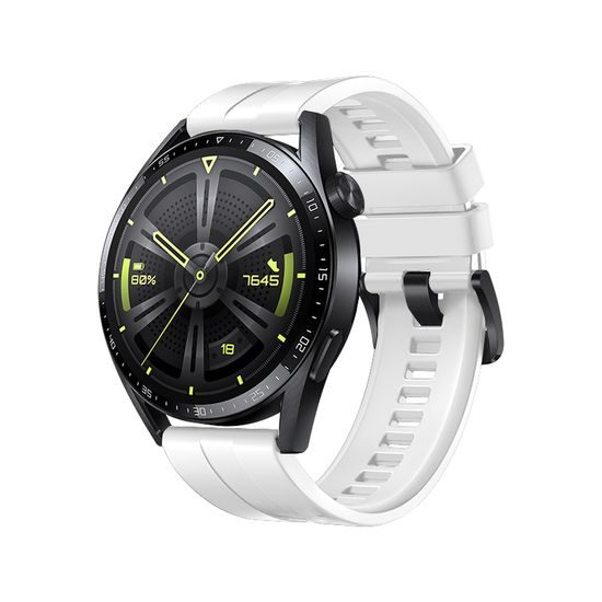 Strap One silikónový remienok pre Huawei Watch GT 3 42 mm, biely