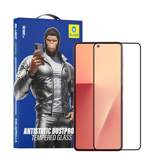Samsung Galaxy Z Flip7 / Z Flip8 kaitseklaas – Blueo 2.5D Silk Full Cover HD karastatud klaas – must