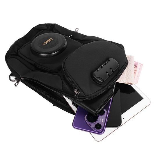 Hoco HC42 Bluetooth ηχείο σε σχήμα σακιδίου, 6L, μαύρο