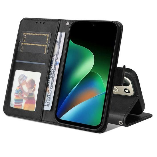 Mágneses tok, Xiaomi Redmi 17, fekete