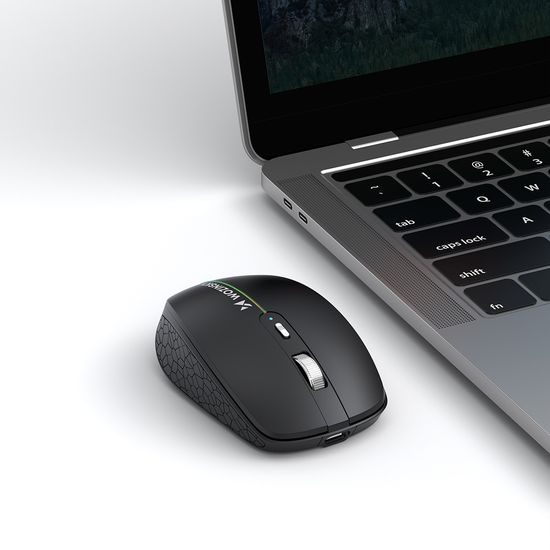 Wozinsky WMGK-1132 Ασύρματο Ποντίκι με RGB Φωτισμό, μαύρο