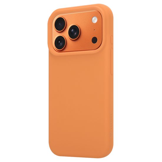 Tactical MagForce Velvet Smoothie Hoesje - iPhone 17 Pro - Liquid Silicone met MagSafe - Oranje