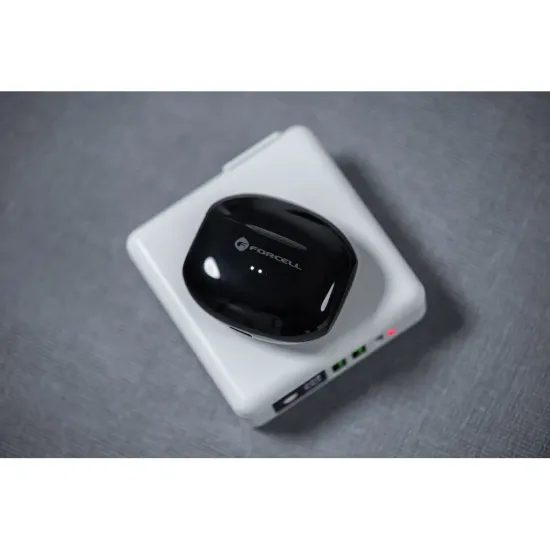 Forcell F-AUDIO vezeték nélküli Bluetooth sztereó fejhallgató TWS, Clear Sound, fekete