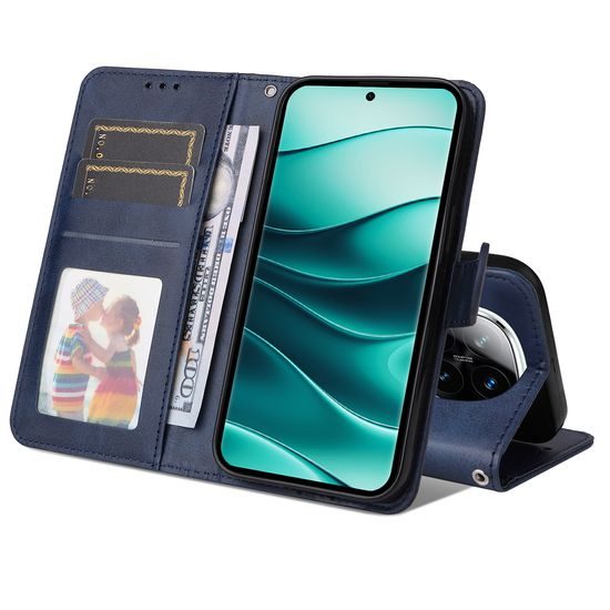 Μαγνητική Θήκη, Xiaomi Redmi Note 14 Pro Plus 5G, μπλε