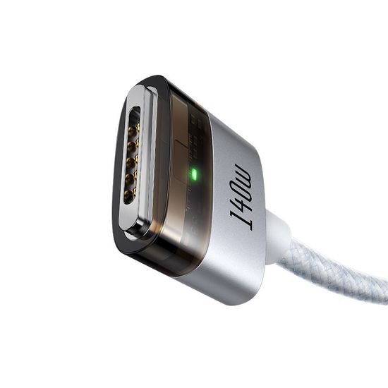 Mcdodo Μαγνητικό καλώδιο (CA-2070) USB-C - MagSafe 3, 140W, LED ενδείκτης, 2 m, λευκό