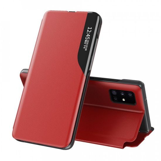 Eco Leather View Case, Samsung Galaxy S20, červené