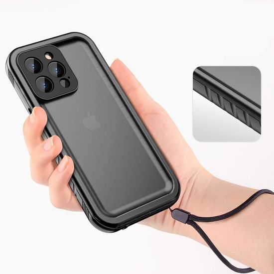 Tech-Protect ShellBox IP68 husă, iPhone 14, negru