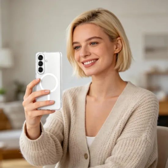 Tech-Protect MagSlim MagSafe, Samsung Galaxy S26, biely matný