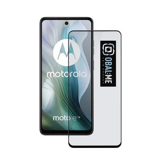 OBAL:ME 5D Tvrdené Sklo pre Motorola E14, čierne