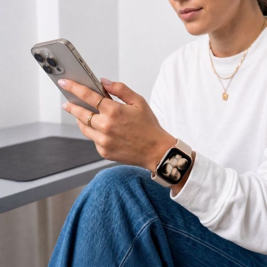 Apple Watch 8 / 9 / 10 / 11 / 12 / SE / Ultra (44 / 45 / 46 / 49 mm) apyrankė – Tech-Protect Silicone silikoninė apyrankė – smėlio