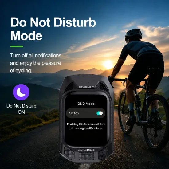 Computer ciclocomputer GPS inteligent cu display AMOLED 2,13", navigație și Bluetooth 5.0