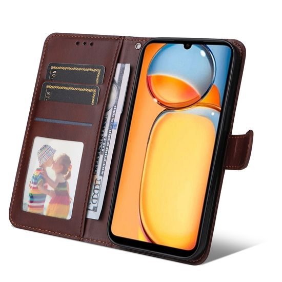 Magnet Case, Xiaomi Redmi 13C, hnedý