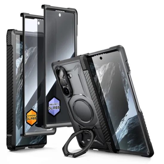 Supcase UB Grip MagSafe 2-Set, Samsung Galaxy Z Fold 8 Ultra, črn