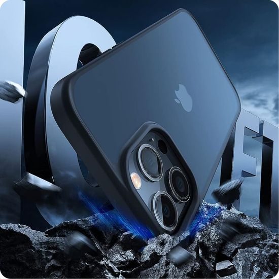 Tech-Protect MagMat, iPhone 15 Pro, negru transparent