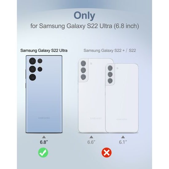 Suritch 360 Διάφανη Θήκη Samsung Galaxy S22 Ultra