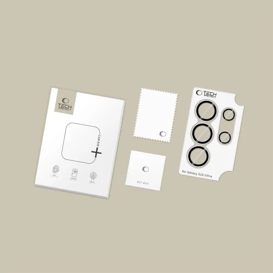 Tech-Protect Camring Fit+ Kameraschutzglas für Samsung Galaxy S26 Ultra - Gehärtetes Schutzglas für Kameralinse - Transparent